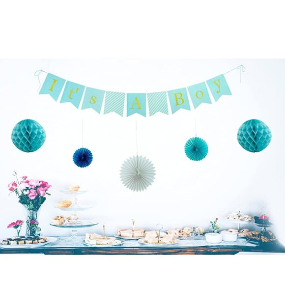Other - It's A Boy baby shower decorations in blues